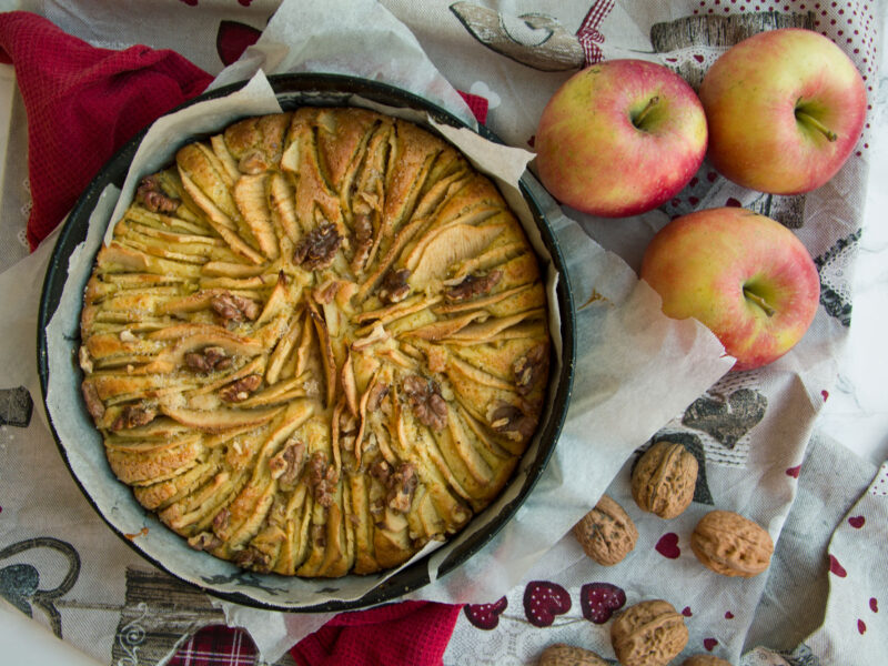 Torta di mele e noci Mulino Marello -Senza glutine per tutti i gusti